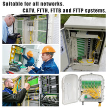 Load image into Gallery viewer, SC/APC to SC/APC Fiber Optic Internet Cable, Single Mode Fiber Patch Cable, Fiber Optic Jumper Cable, Optical Patch Cord for Internet - SIMPLEX - 9/125um - OS1/OS2 Compatible, LSZH Yellow…