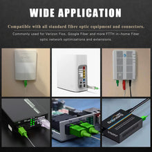 Load image into Gallery viewer, SC/APC to SC/APC Fiber Optic Internet Cable - Bangun Transparent Fiber Patch Cable - Invisible Single Mode Patch Cable - Fiber Optic Jumper Optical Patch Cord - SIMPLEX - OS1-9/125um - OD: 0.9mm
