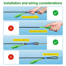 Load image into Gallery viewer, SC/APC to SC/APC Fiber Optic Internet Cable, Bangun Armored Single Mode Patch Cable, Fiber Optic Jumper Optical Patch Cord - SIMPLEX - 9/125um - OS1/OS2 Compatible, LSZH Black
